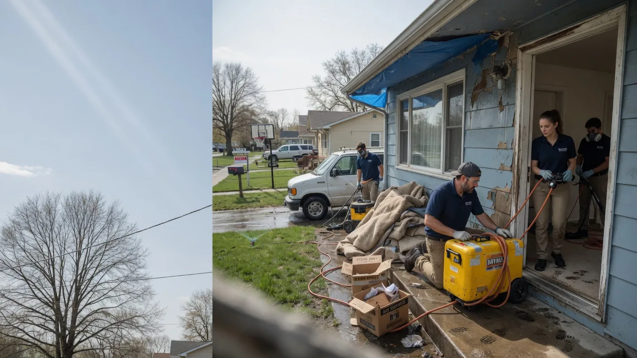 Basement Flood Cleanup in Galena, IL near me